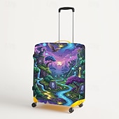 abordables Vêtements d’intérieur et pantoufles-Housse de valise imprimée style océan, extensible, protection élastique pour valise de voyage