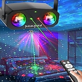 abordables Lumières de Fête-Éclairage de scène, barre rotative multicolore, éclairage d'ambiance, LED, ondulations d'eau, éclairage KTV, éclairage disco, éclairage laser