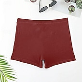 זול שחיית טרנקים ומכנסי לוח-בגדי ריקוד גברים מכנסי שורט בגדי ים מכנסי שחייה תחתונים מתיחה נושם תחתיות שרוך גלישה ביקיני צלילה טלאים קיץ