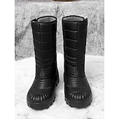 abordables Botas de invierno y nieve-Botas de nieve impermeables marrones para hombre: aislantes y duraderas, perfectas para deportes de invierno, raquetas de nieve y aventuras al aire libre.