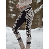 Χαμηλού Κόστους Τέχνη &amp; Σχεδίαση Εκτύπωση-Γυναικείες Βίκινγκ Μπόχο Κολάν Vintage Εθνοτική Στιλ Ολόκληρου Μήκους Ψηλόμεσα Γραφικά Αφηρημένα 3D Εκτύπωση Γρήγορο Στέγνωμα Αερισμός Μαλακά Ελαστικά Επίσημα Διακοπές Ροζ Καλοκαίρι Άνοιξη Φθινόπωρο