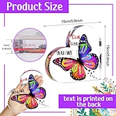 cheap Statues-Christian Gifts for Women Stocking Stuffers for Women Teen Girls - Butterfly Inspirational Religious Gifts for Mom Wife Sister Friends Coworker Female Christmas Birthday Present Home Art Decor Signs