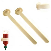 Недорогие Хранение на кухне-Силиконовый держатель для бутылок, не оставляющий капель, прочная гибкая подставка для перевернутых бутылок с приправами, экономящий место кухонный гаджет для организации пространства в холодильнике и