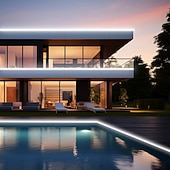 お買い得  プラグストリップライト-LED防水IP65ライトストリップ、16.4～328フィート、強力な粘着剤付きLEDライトストリップ、単列120LED、二列240LED、オン/オフスイッチ付きプラグワイヤー、屋内寝室キャビネット下装飾用