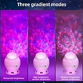 abordables Luces de Decoración de Habitación-Proyector Aurora Huevo de Dinosaurio luz LED nocturna de galaxia control remoto Bluetooth temporizador para decoración de dormitorio y sala de estar regalo de San Valentín