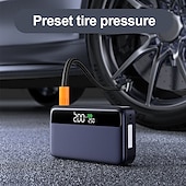 cheap Vehicle Repair Tools-N33 Multi-function Spark Starter With Integrated Air-charging Pump for Automobile Emergency Starting Power Supply