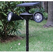 Недорогие Наземные огни-Уличные солнечные светильники с функцией движения, солнечные прожекторы, режим постоянного включения или с датчиком движения, охранное освещение от заката до рассвета, ландшафтные прожекторы для