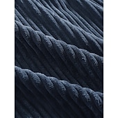 economico felpe con cappuccio da uomo di base-Per uomo Felpa con cappuccio Velluto a coste Verde militare Blu Marrone Grigio Con Cappuccio Semplice Tasca a marsupio Sport &amp; Outdoor Casuale Quotidiano senza stampa Streetwear Cool Abbigliamento