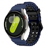 levne Pásky na hodinky Samsung-Pásek hodinek pro Samsung Galaxy Watch 7/6/5/4  40/44mm, Watch 5 Pro 45mm, Watch 6 Classic 43/47mm, Watch 4 Classic 42/46mm Silikon Výměna, nahrazení Popruh Voděodolné Nastavitelný Ženy muži