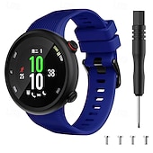 levne Pásky na hodinky Garmin-Pásek hodinek pro Garmin Forerunner 45/45s Silikon Výměna, nahrazení Popruh Nastavitelný Sportovní značka Moderní spona Náramek