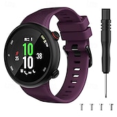 levne Pásky na hodinky Garmin-Pásek hodinek pro Garmin Forerunner 45/45s Silikon Výměna, nahrazení Popruh Nastavitelný Sportovní značka Moderní spona Náramek
