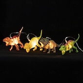 cheap Party String Lights-LED Dinosaur String Lights 1.5m 10LEDs Battery Powered  Home Children's Toys Shopping Mall Room Decoration Lights Creative Cartoon Gift Light