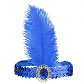 abordables Robes des années 1920-Set Rétro Vintage Années Folles Années 1920 Mi-long Robe Charleston Robe de cocktail Costume élégant avec accessoires Manches courtes Gatsby le Magnifique Fille Flapper Paillettes Frange à pompons