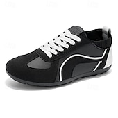 baratos Tênis Casuais-Tênis casual masculino amarelo e preto com design de malha respirável, calçado leve e antiderrapante para caminhadas ao ar livre, viagens e estilo cotidiano