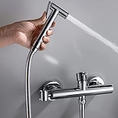 economico Rubinetti per vasca da bagno-Bidet a foro singolo Cromo Autopulente Contemporaneo