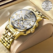 Χαμηλού Κόστους Ρολόγια Quartz-Προηγμένο Ρολόι Χεριού Ανδρών Μοντέρνο Αντρικό Ρολόι Quartz Μοντέρνο Ημερολόγιο Λαμπερός Δείκτης Η Καλύτερη Επιλογή Δώρου για Άντρες