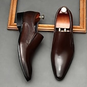 abordables Mocasines de cuero de primera calidad-Mocasines de piel para hombre con detalle de borlas: calzado elegante y cómodo para bodas, reuniones de oficina y eventos nocturnos.