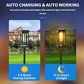 cheap Ground Lights-Solar Pathway Lights Waterproof, Solar Outdoor Lights,Auto-on/Off Pathway Light Solar Powered for Garden Lawn Patio Decoration