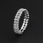 preiswerte Halskette für Damen-Luxuriöses Silberkristall-Schmuckset – funkelnde Strasskette, Armband und Ohrstecker für Damen