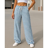 economico Pantaloni da Corsa &amp; Collant-Per donna Pantaloni a gamba larga Pantaloni della tuta da salotto Tasca Vita Alta Pantaloni Palestra Athleisure Allenamento Primavera Autunno Traspirante All'aperto Viaggio Sportivo Vestibilità comoda