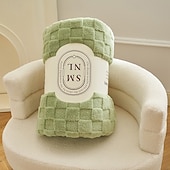 Недорогие Тонкие одеяла и пледы-одеяло для кондиционера, легкое вафельное покрывало из флиса для дивана, кровати, сна в офисе или использования летом, уютное одеяло для небольшого ворса или покрывало на плечо