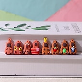 お買い得  アドベントカレンダー-カピバラのアドベントカレンダー、24日間のカピバラのオーナメント、クリスマスカウントダウンギフト、靴下に入れるかわいいカピバラのフィギュア、アドベントカレンダー、漫画のカピバラ人形