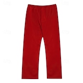 economico Gamba Dritta-Per uomo Pantaloni da tuta Pantaloni Pantaloni della tuta a gamba dritta Coulisse Tasca Elastico in vita Blocco di colori Comodità Sport all'Aperto Quotidiano Moda Casual Nero Rosso Micro-elastico