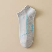 levne pánské ponožky-Pánské 5 párů Vícenásobné balení Ponožky Koşu Çorapları Ponožky pro běžné nošení Duhová Barva Slátanina Písmena Dovolená Sporty a outdoor Denní Základní Střední Jaro Podzim Módní Na běžné nošení