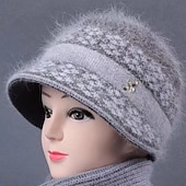 economico Cappelli-Per donna Cappello Cappelli Invernali Caldo Streetwear Quotidiano Ferie Lavorato a maglia Stampato Fiore