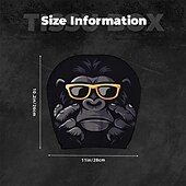 voordelige Voertuigservice-2 stuks schattige dieren auto hoofdsteun hoes - dubbelzijdig bedrukt ontwerp, elastische niet-gevulde pasvorm autostoel beschermers, krasbestendige hoofdsteun decoratie voor auto&#039;s, vrachtwagens,