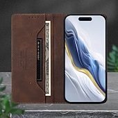 Недорогие Чехлы для iPhone-телефон Кейс для Назначение iPhone 17 Pro Max 17 Air 17 i16 15 14 Pro Max Plus 13 Pro Max Mini Кошелек для карт Защита от удара Ретро Кожа PU