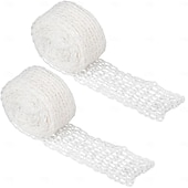 お買い得  肉調理用品-ハムネット ホワイト 3メートル ロール ローストネット 綿糸 肉ネット 伸縮性 ルーラデネット 調理アクセサリー 肉ネットロール 収納用 吊り下げ ベーキング 調理 ハム 肉 ソーセージ