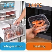 levne Kuchyňská úložiště-Lednička mražené maso box na konzervaci potravin průhledná mrazicí nádoba na maso a zeleninu s víkem chladnička mražené maso přihrádka na maso mrazák box na uchovávání čerstvého jídla