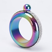 economico Attrezzatura da Campeggio-1 fiaschetta in acciaio inossidabile alla moda per donna: nasconde discretamente vino e cocktail &amp;liquori - accessorio perfetto per feste estive - un must-have per la cucina di alta qualità per Natale