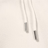 Χαμηλού Κόστους βασικά ανδρικά κουκούλα-Ανδρικά Φούτερ με Κουκούλα Μαύρο Πράσινο Χακί Χακί Μπεζ Με Κουκούλα Συνδυασμός Χρωμάτων Κορδόνι Κουρελού Τσέπη Αθλήματα &amp; Ύπαιθρος Καθημερινά Αργίες Βαμβάκι Κομψό στυλ street Βασικό Καθημερινό