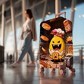 abordables Ropa de casa y zapatillas para el hogar-Funda estampada para maleta de viaje, protectora, elástica, de spandex, antipolvo, para hombres y mujeres