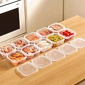 levne Kuchyňská úložiště-Lednička mražené maso box na konzervaci potravin průhledná mrazicí nádoba na maso a zeleninu s víkem chladnička mražené maso přihrádka na maso mrazák box na uchovávání čerstvého jídla