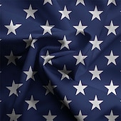  Camicia a maniche lunghe da uomo con bandiera americana camicia casual da spiaggia comoda vacanza streetwear hawaiano primavera autunno stampa colletto blu scuro rosso blu