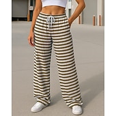 economico Pantaloni da Corsa &amp; Collant-Per donna Pantaloni a gamba larga Pantaloni della tuta da salotto Tasca Vita Alta Pantaloni Palestra Athleisure Allenamento Primavera Autunno Traspirante All'aperto Viaggio Sportivo Vestibilità comoda