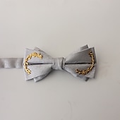 Недорогие Мужские галстуки и бабочки-Муж. Галстуки Мода Классика Современный современный Бант Флокировка С узором Свадебные прием На каждый день