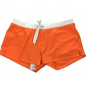 Χαμηλού Κόστους Ανδρικά ρούχα για σερφ-Ανδρικά Στρινγκ κολύμβησης Εσώρουχα Σλιπ Μαγιό Μονόχρωμο Κορδόνι Ελαστικό Αναπνέει Παντελόνια Φούστες Σέρφινγκ Μπικίνι Καταδύσεις Καλοκαίρι