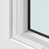 זול אומנויות, אומנות ותפירה-פס איטום עמיד בפני מזג אוויר לדלתות וחלונות, עמיד בפני אבק, מפחית רעשים, סרט בידוד פלסטיק עמיד, פס איטום לבית חוסך אנרגיה עם משטח מחוספס