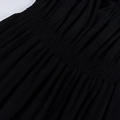 abordables Vestidos-Retro Antiguo Medieval Renacimiento Vestidos Vikingo élfico Color sólido Disfraz Mujer Celta Fantasía Real Víspera de Todos los Santos Carnaval Mascarada LARP Adulto Vestido