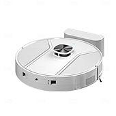 economico Elettrodomestici-Robot combinato per spazzare e lavare i pavimenti con app di navigazione lidar, mappatura intelligente, zone vietate al lavaggio e impostazioni per pareti invisibili, ricarica automatica, batteria a