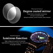 ieftine Ceasuri Mecanice-Noul ceas business Olevs pentru bărbați are un calendar perpetuu luminos, faze lunare și calendar. Este un ceas mecanic automat pentru bărbați, la modă, casual și multifuncțional.