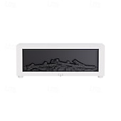 Недорогие Декоративные огни-Увлажнитель воздуха с диффузором в виде пламени камина, 7 цветов, ароматерапевтический эфирный диффузор, ультразвуковой аромаувлажнитель с таймером для дома, спальни, офиса, йоги