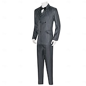 olcso Férfi jelmezek-Gótikus horror Sötét Akadémia Kabát Blúz / Ing Nadrágok Gótikus for Férfi Felnőttek Álarcos mulatság