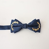 Недорогие Мужские галстуки и бабочки-Муж. Галстуки Мода Классика Современный современный Бант Флокировка С узором Свадебные прием На каждый день