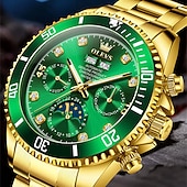 Χαμηλού Κόστους Μηχανικά Ρολόγια-Το Νέο Ρολόι Επιχειρηματικού Στυλ Olevs Με Λαμπερό Συνεχές Ημερολόγιο Αυτόματο Μηχανικό Ρολόι Μόδα Και Καθημερινό Αδιάβροχο Φάντασμα Ανδρικό Σπορ Ρολόι