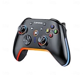 halpa Peliohjaimet-Lenovo S03 Langaton Peliohjain, jossa on kaksoisliikeseuranta Turbo-tila ja makrotallennustoiminnot - Langaton muotoilu PC PS3/PS4/PS5 -tyylillä, ergonominen ote ja Linux-yhteensopiva